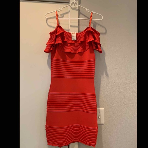 Guess Dresses & Skirts - Red Guess Bodycon Dress 6 NWT